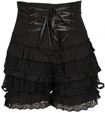 Frilled Gothic Shorts